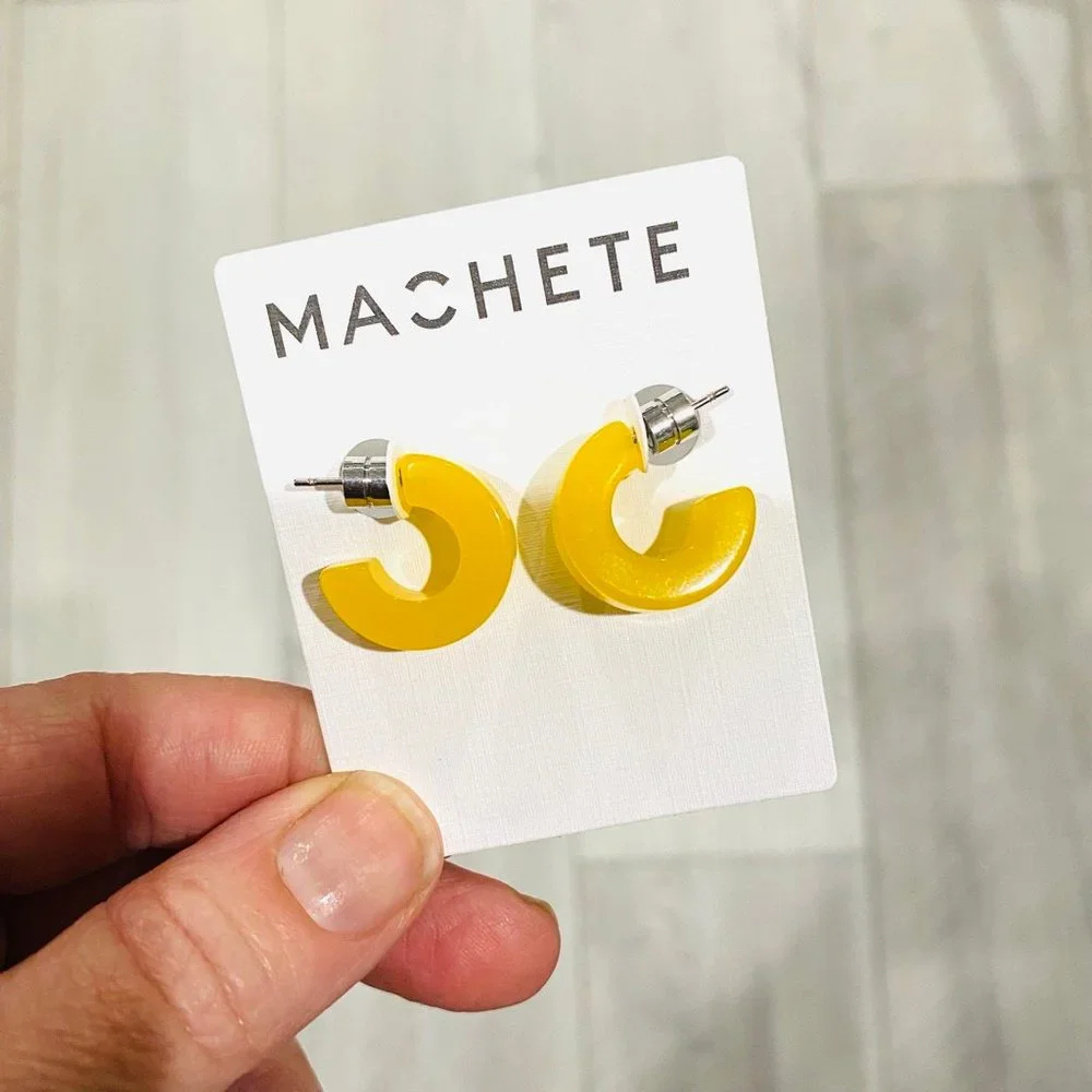 Yellow Earrings - Picture 7 of 7